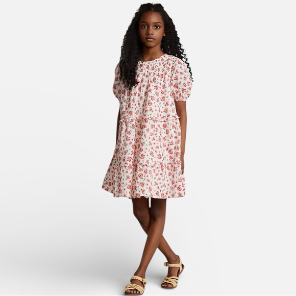 Polo Ralph Lauren Other - Polo Ralph Lauren Floral Cotton Dobby Dress